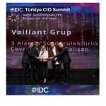 IDC’den Vaillant Group Türkiye’ye “Sürdürülebilirlikte Yılın En İyi Projesi” Ödülü